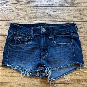 American Eagle Outfitters Dark Blue Jean Shorts
